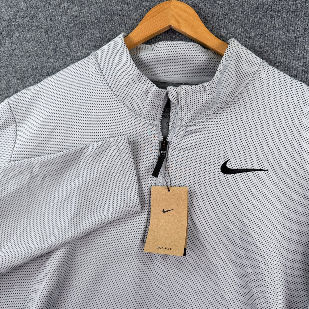 Nike Victory Therma Flex 1/2 Zip Pullover Mens 2XL Gray Golf Top NWT FZ7462